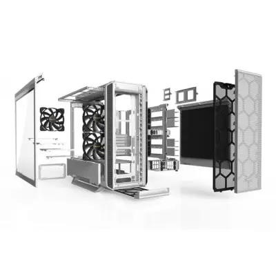 be quiet! Silent Base 802, biała, z oknem