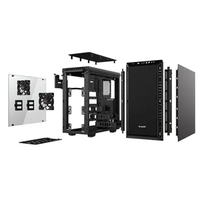 be quiet! Pure Base 600 z oknem, czarna