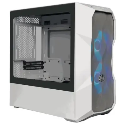 Cooler Master TD300 Mesh, Micro-ATX Gehäuse, ARGB, Tempered Glass - weiß
