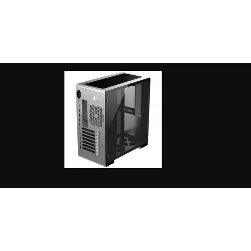 Jonsbo U5 Midi-Tower, Tempered Glass - srebrna