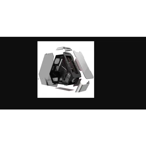 Jonsbo TR03-G Showcase Tempered Glass - srebrny