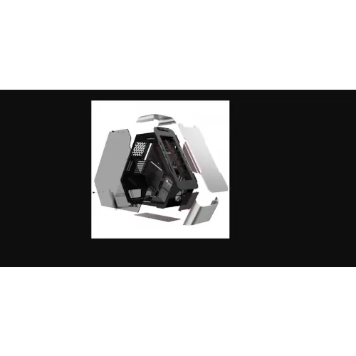 Jonsbo TR03-A Showcase Tempered Glass - srebrny