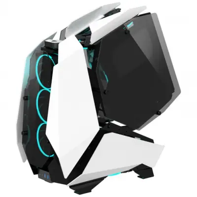 Jonsbo MOD5 Showcase, Tempered Glass - biała