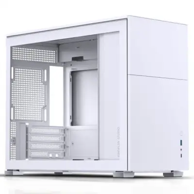 Jonsbo D31 obudowa Micro–ATX, Tempered Glass – biały