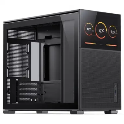 Jonsbo D31 MESH Screen obudowa Micro–ATX, Tempered Glass – czarny