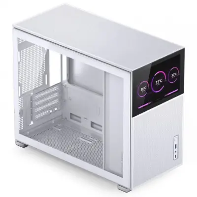 Jonsbo D31 MESH Screen obudowa Micro–ATX, Tempered Glass – biały