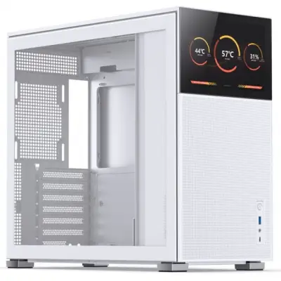 Jonsbo D41 MESH Screen obudowa ATX, Tempered Glass – biały