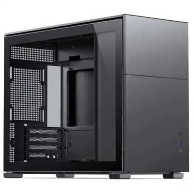 Jonsbo D31 obudowa Micro–ATX, Tempered Glass – czarny