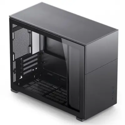 Jonsbo D31 obudowa Micro–ATX, Tempered Glass – czarny