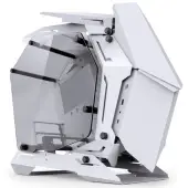 Jonsbo MOD3 Mini Micro–ATX Tower Showcase, Tempered Glass – biały