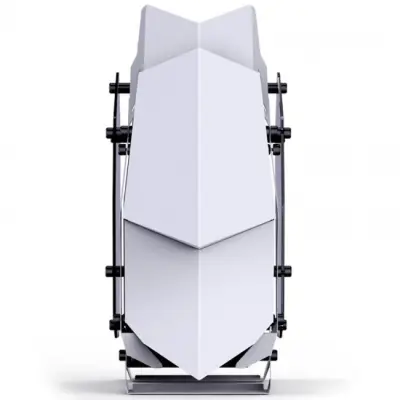 Jonsbo MOD3 Mini Micro–ATX Tower Showcase, Tempered Glass – biały