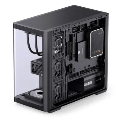 Jonsbo D300 Midi-Tower, Tempered Glass - czarna