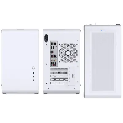 Jonsbo U4 Mini, Tempered Glass - biała