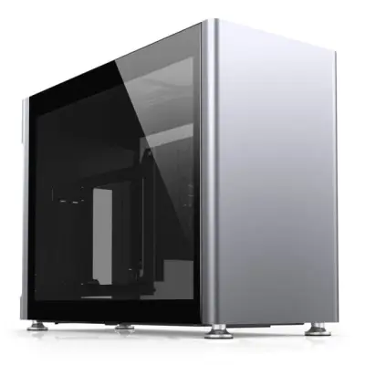 Jonsplus i100 Pro Mini-ITX Tempered Glass - srebrna