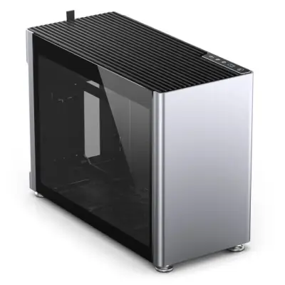 Jonsplus i100 Pro Mini-ITX Tempered Glass - srebrna