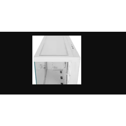 Rampage Hydra V1 Obudowa PC 4x wentylator USB C/USB A ARGB + hub, biała