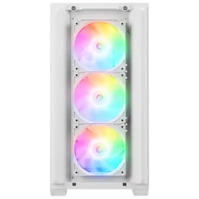 Rampage Craft Obudowa PC 4x wentylatory ARGB biała