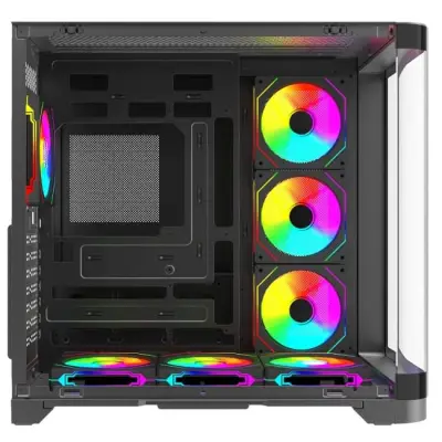 Rampage LYRON Gamingowa obudowa PC Mid Tower 7xFan ARGB PWM czarna