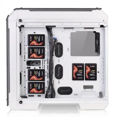 Thermaltake View 71 Riing Tempered Glass Snow