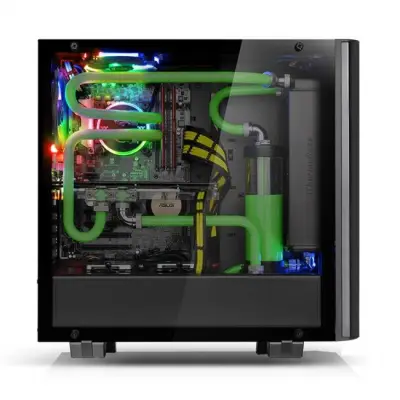 Thermaltake View 21 Tempered Glass Black