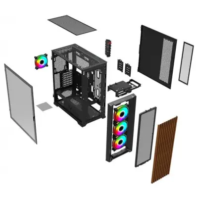 VETENI Woody VT-WOODY-01BK Czarna