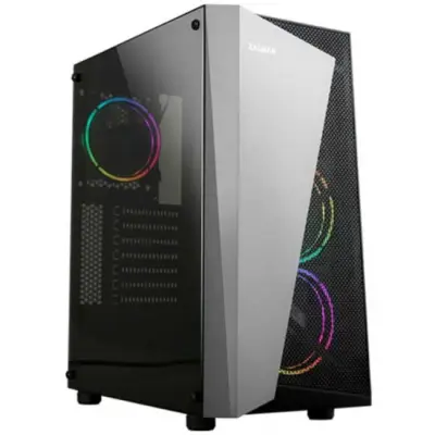 Zalman S4 Plus ATX Mid Tower PC Case RGB Fan