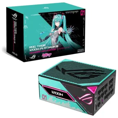 ASUS ROG THOR 1200W Platinum III HATSUNE MIKU EDITION