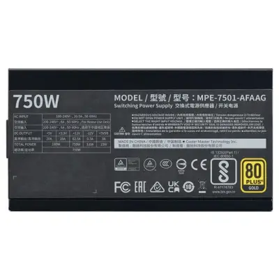 Cooler Master MWE 750W V2 80+ Gold ATX 3.1