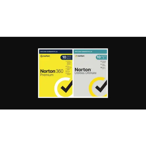 Norton 360 Premium + Utilities Ultimate 75GB BOX PL 10 - device - licencja na rok