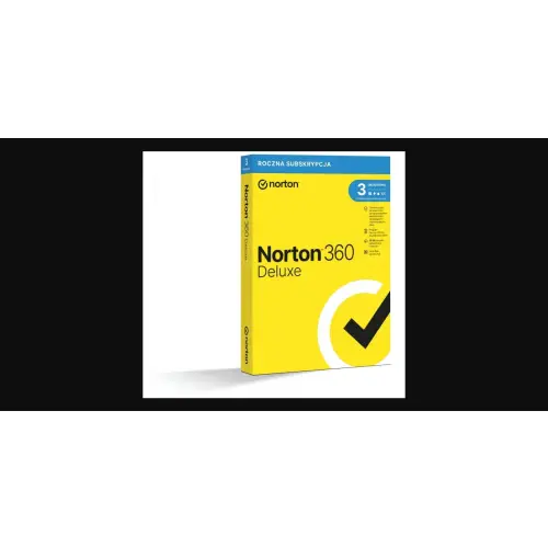 Norton 360 Deluxe BOX PL 3 - device - licencja na rok