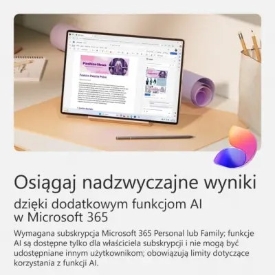 Microsoft 365 Personal PL - licencja na rok