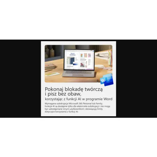 Microsoft 365 Personal PL - licencja na rok