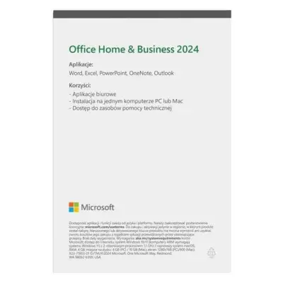 Microsoft Office 2024 Home & Business PL