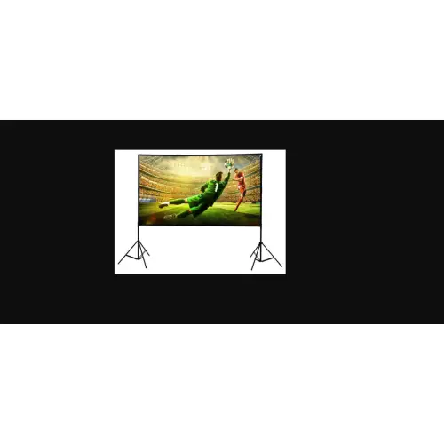 EXTRALINK FOLDABLE PROJECTION SCREEN 84" 16:9, 186x105cm, WHITE, WITH STAND, PSF-84