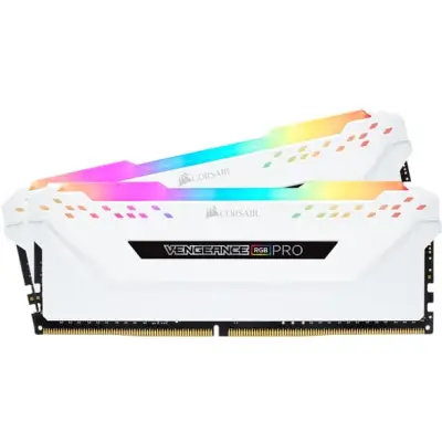 Corsair Vengeance RGB Pro White 16GB [2x8GB 3200MHz DDR4 CL16 1.35V DIMM]