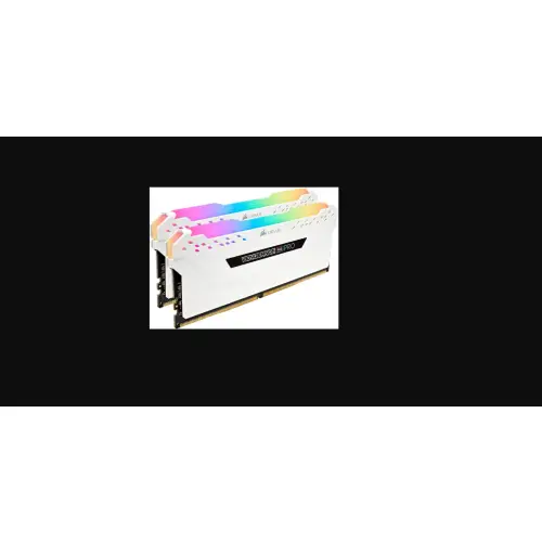 Corsair Vengeance RGB Pro White 16GB [2x8GB 3200MHz DDR4 CL16 1.35V DIMM]