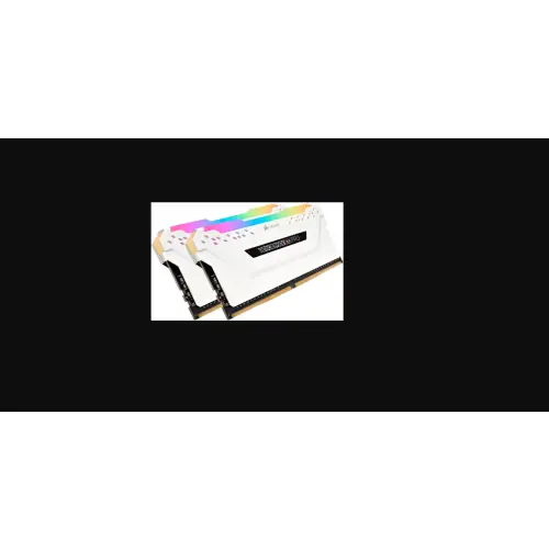 Corsair Vengeance RGB Pro White 16GB [2x8GB 3200MHz DDR4 CL16 1.35V DIMM]