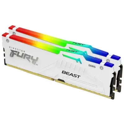 Kingston Fury Beast White RGB EXPO 32GB [2x16GB 5200MHz DDR5 CL36 DIMM]
