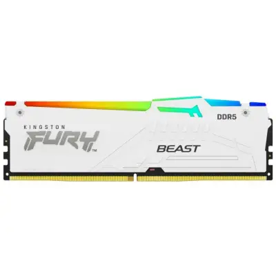 Kingston Fury Beast White RGB EXPO 64GB [2x32GB 6000MHz DDR5 CL30 DIMM]
