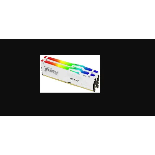 Kingston Fury Beast White RGB EXPO 64GB [2x32GB 6000MHz DDR5 CL30 DIMM]