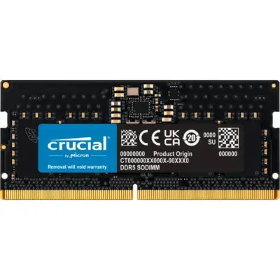 Crucial 16GB [1x16GB 5600MHz DDR5 CL46 SODIMM]