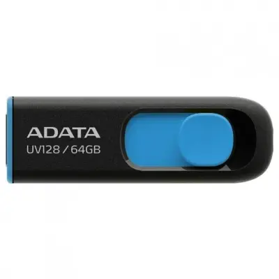 ADATA UV128 64GB USB 3.2 Gen1 czarno-niebieski