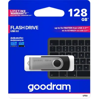 GOODRAM 128GB UTS3 czarny [USB 3.0]