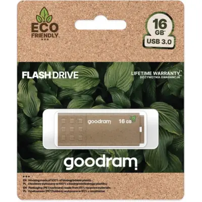 GOODRAM 16GB UME 3 ECO FRIENDLY brązowy [USB 3.2 gen. 1]