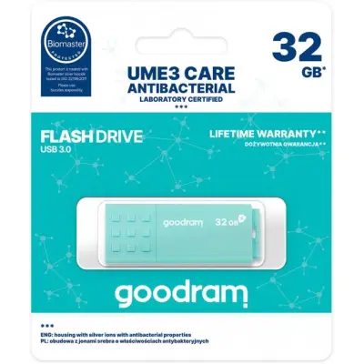 GOODRAM 32GB UME 3 Care błękitny [USB 3.2 gen. 1]