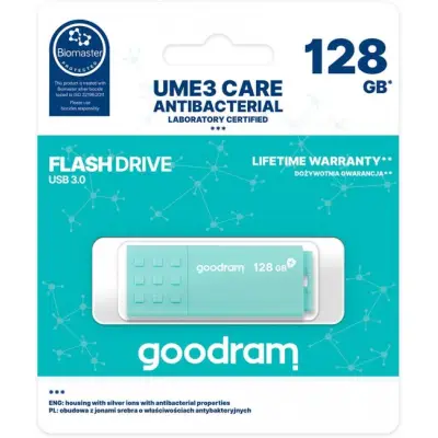 GOODRAM 128GB UME 3 Care błękitny [USB 3.2 gen. 1]