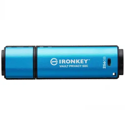 Kingston IronKey Vault Privacy 50C 256GB USB-C 256bit AES Encrypted