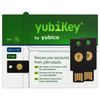 YubiKey 5 NFC Retail - zestaw 2 sztuk