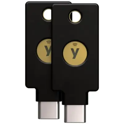 YubiKey 5C NFC Retail - zestaw 2 sztuk