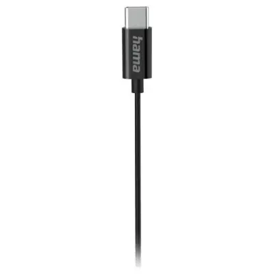 Hama Curly USB-C new czarne